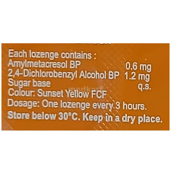 alkof cough loz (orange) 10's